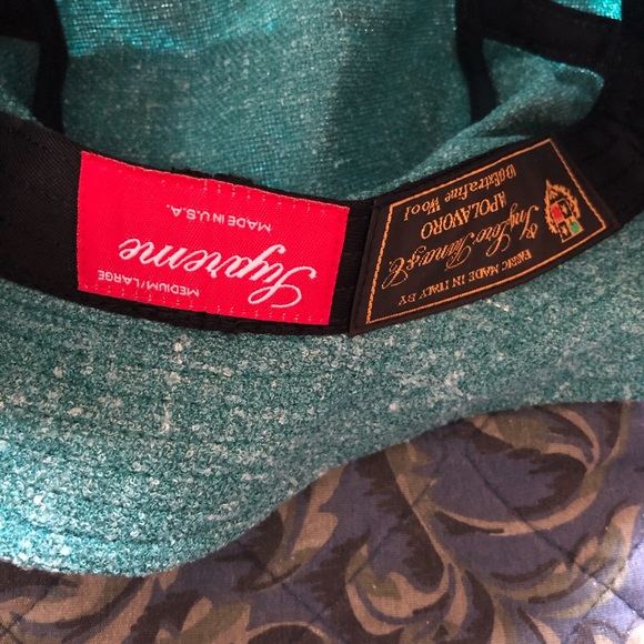 NEW Supreme Classic logo Terry Crusher Teal M/L 購入新作 Supreme Crusher Terry Logo Classic ハット
